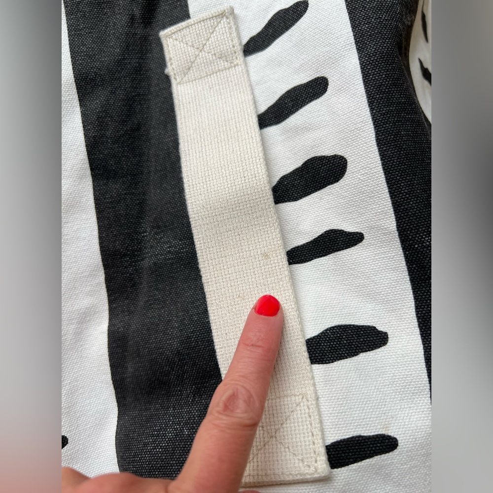 IKEA Limited edition Black & White Striped Canvas laundry bag - Picture 13 of 15